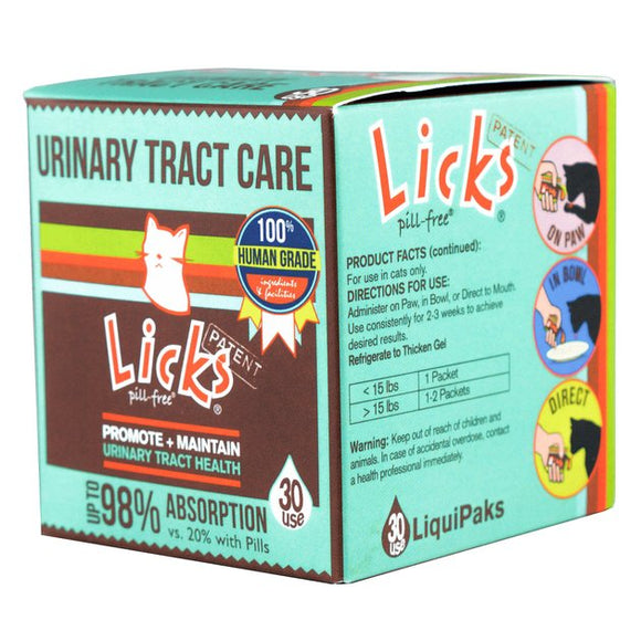 LICKS® PILL-FREE® URINARY TRACT CARE FOR CATS 30 USE
