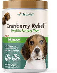 NATURVET® CRANBERRY RELIEF® HEALTHY URINARY TRACT (60CT) SOFT CHEWS FOR DOGS
