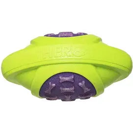 Hero Dog Toys Outer Armor Large Football - Green-Purple