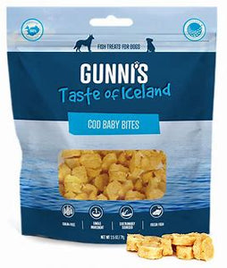 GUNNI'S Taste Of Iceland Cod Baby Bites, 2.5oz/71g