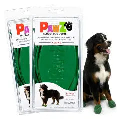 Pawz® Rubber Dog Boots Green X-Large