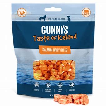 GUNNI'S Taste Of Iceland  Salmon Baby Bites, 2.50z/ 71g
