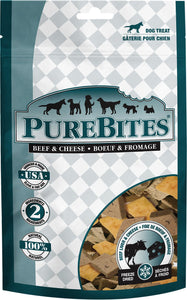 PureBites Beef Liver & Cheese Dog Treats, 4.2oz/120g