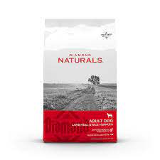 Diamond Naturals Lamb Meal & Rice Formula Adult Dry Dog Food, 6lb/2.72kg