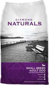 Diamond Naturals Small Breed Adult Chicken & Rice Formula Dry Dog Food, 6lb/2.72kg