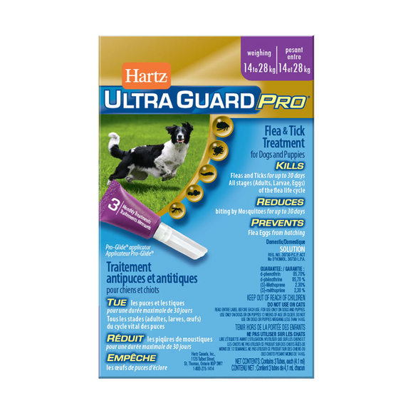 Hartz-Ultra Guard Pro Flea & Tick Treatment for Dogs and Puppies 14 to 28kg