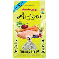 Grandma Lucy's Artisan Grain-Free Chicken Freeze-Dried Dog Food 1lb/0.45g