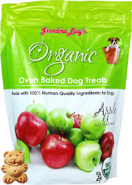 Grandma Lucy's Organic Apple Oven Baked Dog Treats, 14-oz/397g in bag