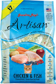 Grandma Lucy's Artisan Grain-Free Chicken & Fish Freeze-Dried Cat Food 1lb/0.45kg