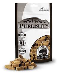 PureBites Bison Liver Freeze-Dried Dog Treats 2.6oz/74g