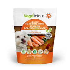 FouFou Dog Vegalicious Healthy Carrot Chips Dehydrated Dog Treats 5.6oz/158.8g