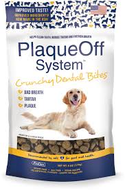 ProDen PlaqueOff System Crunchy Bites Large Breed Dental Dog Treats, 6-oz