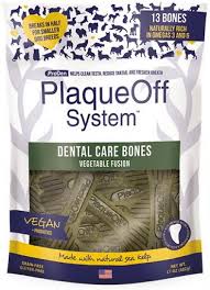 PlaqueOff System-Dental care bones-Vegetable Fusion, 17oz/482g