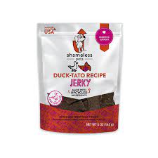 Shameless Pets Duck-Tato Recipe Jerky Dog Treats, 5-oz/142g