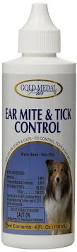 Cardinal Laboratories Gold Medal Ear Mite & Tick Control for Dogs and Cats 4oz,118ml