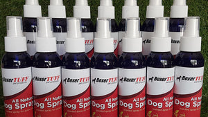 BoxerTUFF Pet Products -All Natural Dog Spray 4 oz