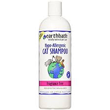 EARTHBATH Hypo-Allergenic Cat Shampoo - Fragrance Free 16 oz/472ml