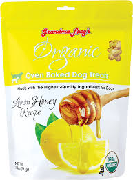 Grandma Lucy's Organic Lemon Honey Recipe Oven Baked Dog Treats, 14oz/397g