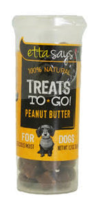 ETTA SAYS/Treats To Go! Peanut Butter Grain-Free Dog Treats, 1.3-oz